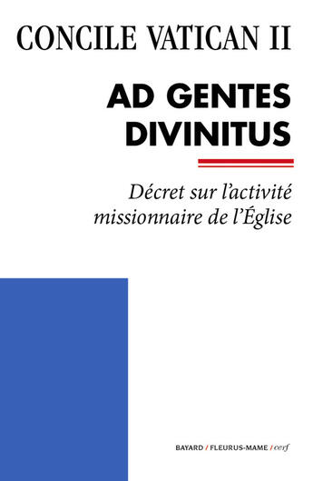 Couverture du livre « Ad Gentes » de  aux éditions Bayard/fleurus-mame/cerf