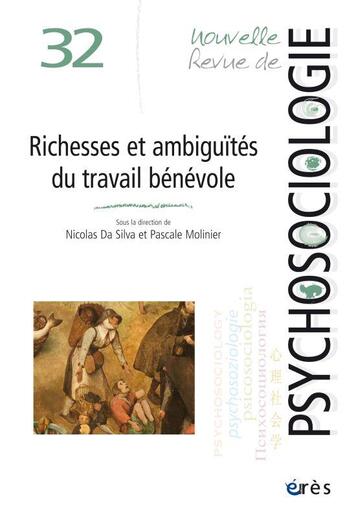 Couverture du livre « Nrp 32 - le travail benevole » de  aux éditions Eres