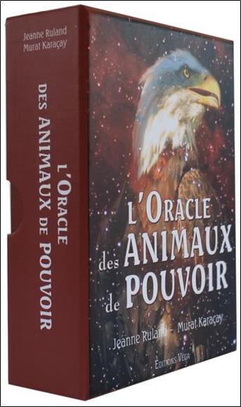 Couverture du livre « L'oracle des animaux de pouvoir » de Jeanne Rulan et Murat Karacay aux éditions Vega