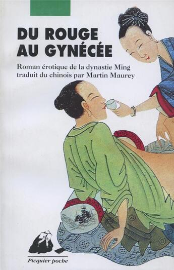 Couverture du livre « Du rouge au gynécée » de Anonyme aux éditions Picquier