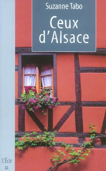 Couverture du livre « Ceux D Alsace » de Suzanne Tabo aux éditions Ecir