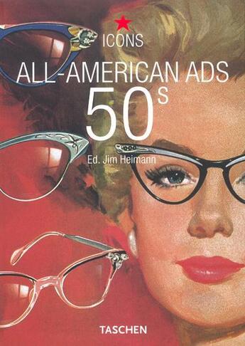 Couverture du livre « All-american ads 50s-trilingue » de  aux éditions Taschen