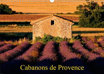 Couverture du livre « Cabanons de provence calendrier mural 2020 din a3 horizontal - autrefois les paysans allaient (édition 2020) » de Lepage Francois aux éditions Calvendo