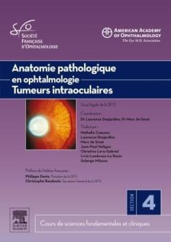 Couverture du livre « Pathologiques ophtalmiques et tumeurs intraoculaires » de  aux éditions Elsevier-masson