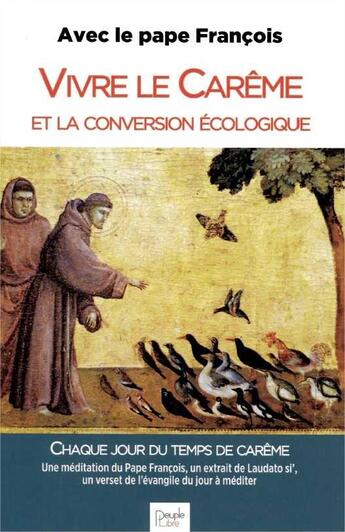 Couverture du livre « Vivre le Carême » de Pape Francois aux éditions Peuple Libre