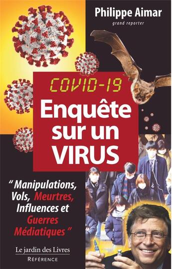 Couverture du livre « Enquête sur un virus » de Philippe Aimar aux éditions Jardin Des Livres