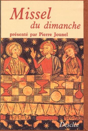 Couverture du livre « Missel du dimanche » de Pierre Jounel aux éditions Mame