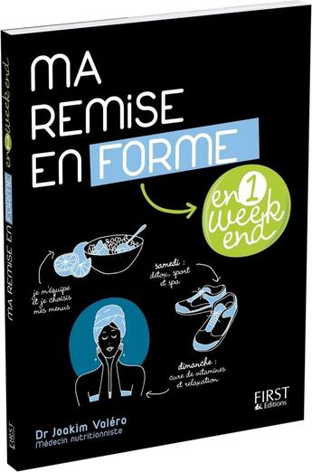 Couverture du livre « Ma remise en forme en un week-end » de Valero/Nisand aux éditions First