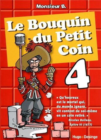 Couverture du livre « Le bouquin du petit coin n4 » de Pastor/Monsieur B. aux éditions Desinge Hugo Cie