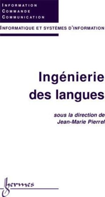 Couverture du livre « Dialogue oral homme-machine connaissance linguistiques strategies et architectures des systemes » de Pierrel Jean-Marie aux éditions Hermes Science Publications