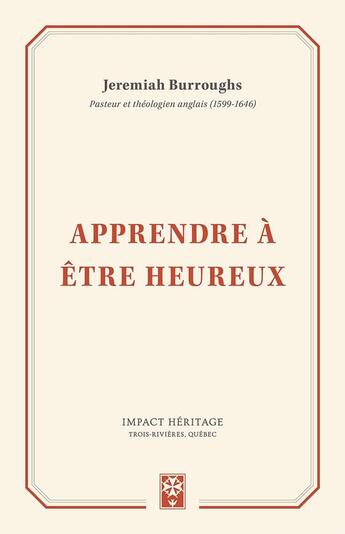 Couverture du livre « Apprendre a etre heureux » de  aux éditions Publications Chretiennes