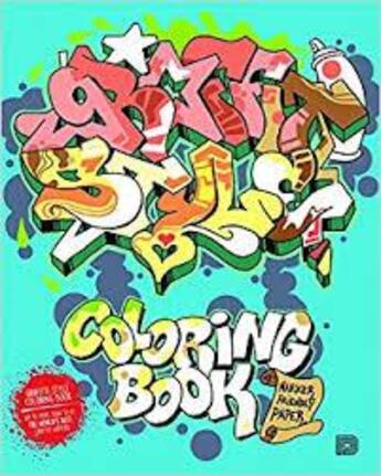 Couverture du livre « Graffiti style coloring book » de  aux éditions Dokument Forlag