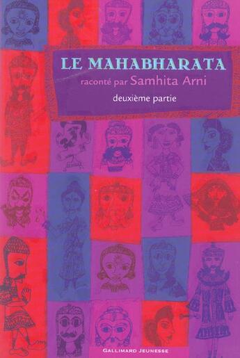 Couverture du livre « Le Mahabharata : Deuxième partie » de Samhita Arni aux éditions Gallimard-jeunesse