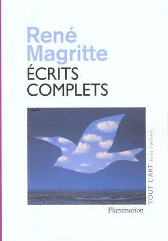 Couverture du livre « Ecrits Complets » de Rene Magritte aux éditions Flammarion