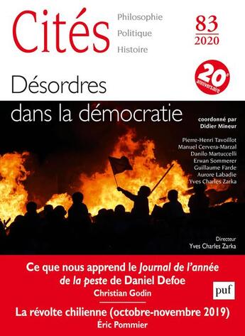 Couverture du livre « Cites 2020, n.83 » de  aux éditions Puf