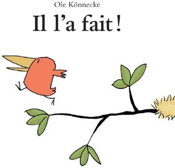 Couverture du livre « Il l'a fait ! » de Ole Konnecke aux éditions Ecole Des Loisirs