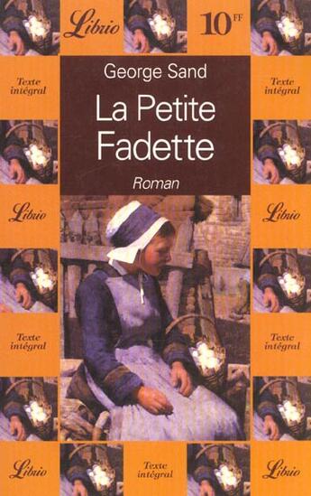 Couverture du livre « Petite fadette (la) » de George Sand aux éditions J'ai Lu