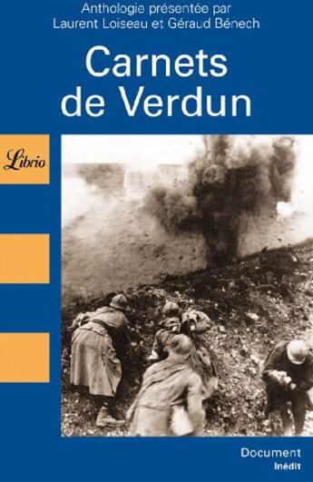 Couverture du livre « Carnets de Verdun » de Loiseau Laurent / Be aux éditions J'ai Lu