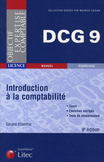 Couverture du livre « Introduction à la comptabilité » de Gerard Enselme aux éditions Lexisnexis