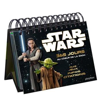 Couverture du livre « Star wars - 365 jours au coeur de la saga » de  aux éditions Play Bac