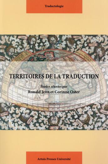 Couverture du livre « Territoires de la traduction » de Jenn/Oster aux éditions Pu D'artois