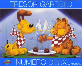 Couverture du livre « Trésor Garfield t.2 » de Jim Davis aux éditions Presses Aventure