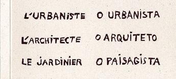 Couverture du livre « L'urbaniste, l'architecte, le jardinier » de  aux éditions Harpo & Editions