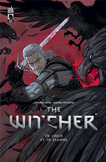 Couverture du livre « The Witcher Tome 2 : de chair et de flamme » de Paul Tobin et Joe Querio et Aleksandra Motyka et Marianna Strychowska aux éditions Urban Comics