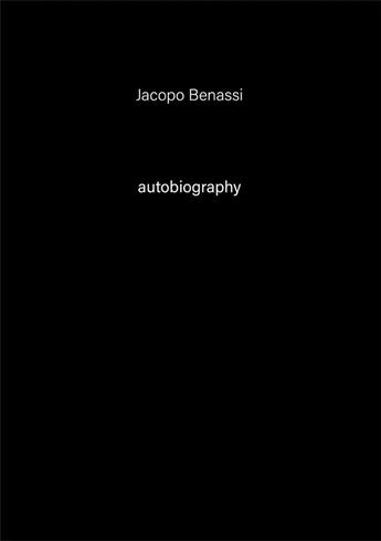 Couverture du livre « Autobiography t.6 » de Jacopo Benassi aux éditions Sound American