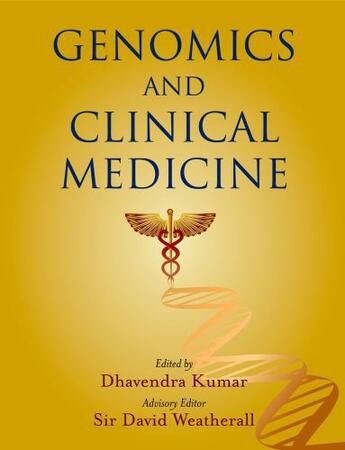 Couverture du livre « Genomics and Clinical Medicine » de Weatherall David aux éditions Oxford University Press Usa