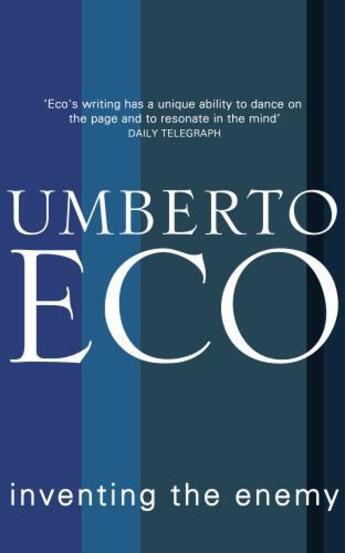 Couverture du livre « Inventing the Enemy » de Umberto Eco aux éditions Random House Digital