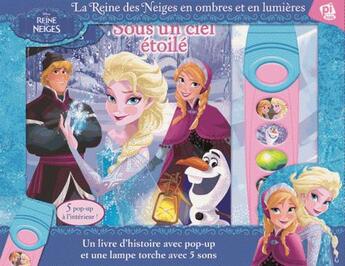 Couverture du livre « La Reine des Neiges : en ombres et en lumières » de Disney aux éditions Pi Kids