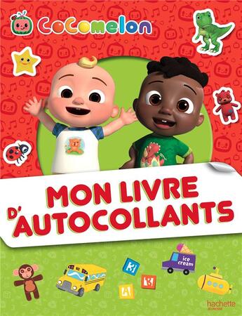 Couverture du livre « Cocomelon - mon livre d'autocollants » de  aux éditions Hachette Jeunesse