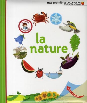 Couverture du livre « La nature » de Delphine Gravier aux éditions Gallimard-jeunesse