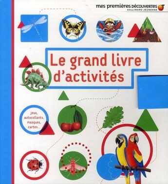 Couverture du livre « Le grand livre d'activités » de Delphine Badreddine aux éditions Gallimard-jeunesse