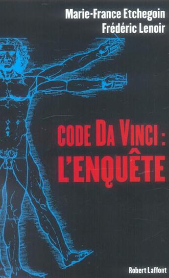 Couverture du livre « Code da vinci l'enquete » de Etchegoin/Lenoir aux éditions Robert Laffont