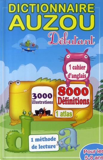 Couverture du livre « Dictionnaire auzou débutant » de Auzou Philippe aux éditions Auzou