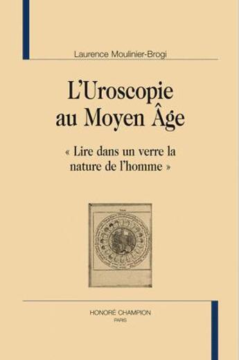 Couverture du livre « L'uroscopie au Moyen-Age ; 