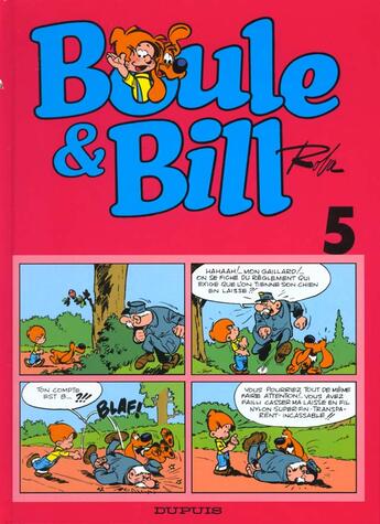 Couverture du livre « Boule & Bill Tome 5 » de Jean Roba aux éditions Dupuis