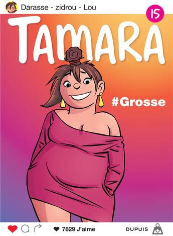 Couverture du livre « Tamara Tome 15 : grosse » de Zidrou et Christian Darasse aux éditions Dupuis