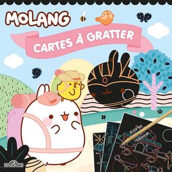 Couverture du livre « Molang - cartes a gratter » de Millimages aux éditions Les Livres Du Dragon D'or