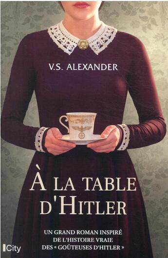 Couverture du livre « À la table d'Hitler » de V.S. Alexander aux éditions City