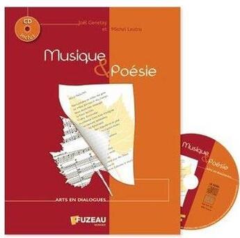 Couverture du livre « Musique Et Poesie - Arts En Dialogue » de Genetay Joel aux éditions Fuzeau