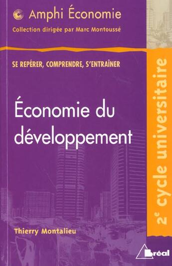 Couverture du livre « Économie du développement » de Marc Montousse et Montalieu aux éditions Breal