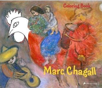 Couverture du livre « Coloring book marc chagall » de Doris Kutschbach aux éditions Prestel