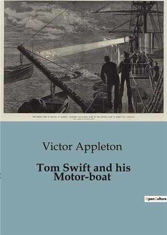 Couverture du livre « Tom Swift and his Motor-boat » de Appleton Victor aux éditions Culturea