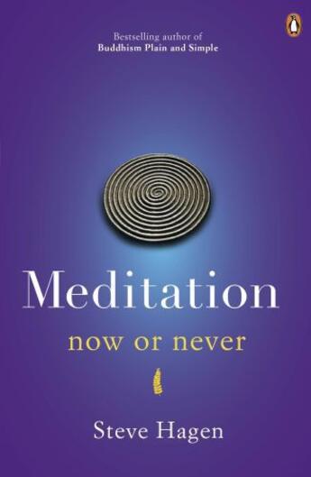 Couverture du livre « Meditation Now or Never » de Hagen Steve aux éditions Penguin Books Ltd Digital