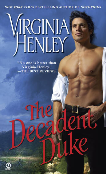 Couverture du livre « The Decadent Duke » de Virginia Henley aux éditions Penguin Group Us