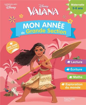 Couverture du livre « Vaiana mon annee de gs (5-6 ans) » de  aux éditions Hachette Education