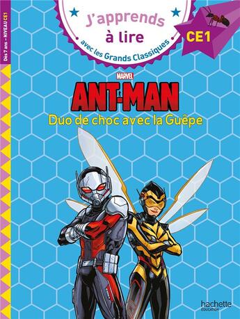 Couverture du livre « Disney marvel - ce1 ant-man duo de choc avec la guepe » de Wendling Sandrine aux éditions Hachette Education